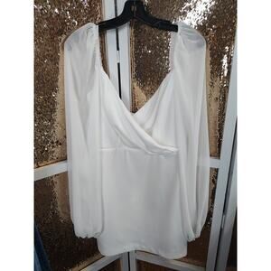 New Anthropologie BHLDN Jones Dress $198 SIZE 6 IVORY Off-White Stretchy Crepe